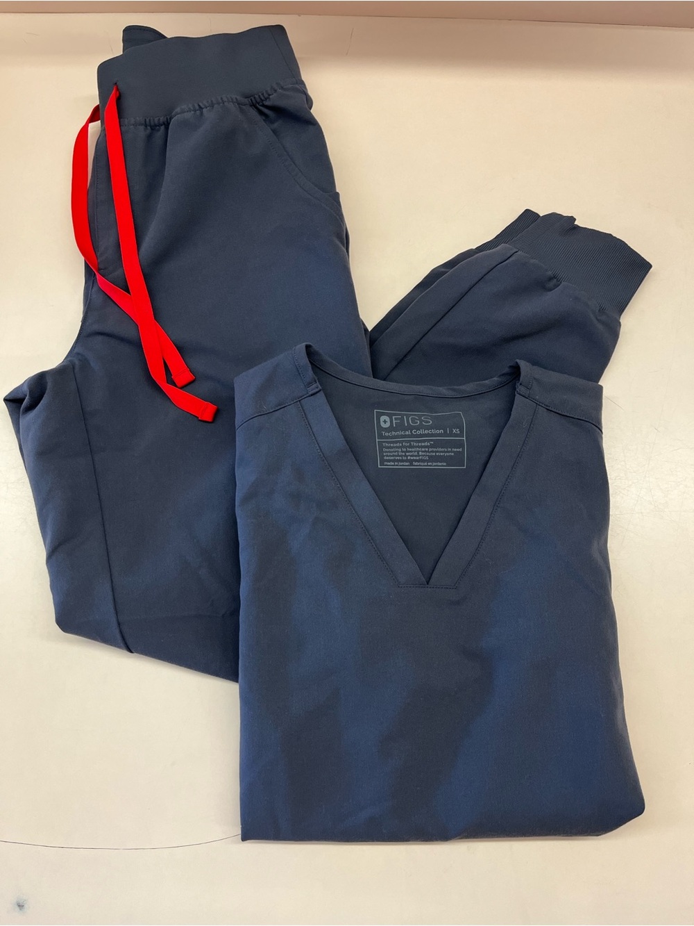 FIGS Scrub Set Charcoal XS